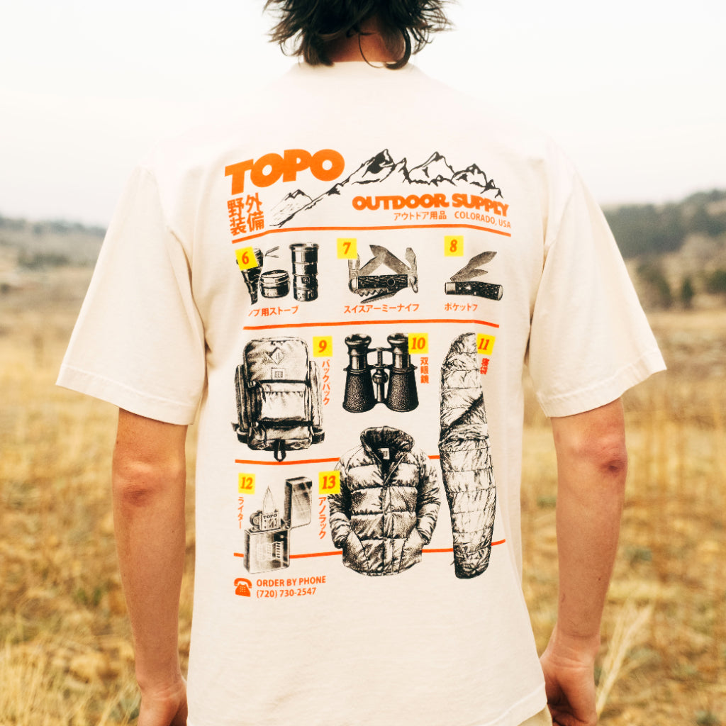 Topo Designs Topo Designs x Pine Printshop Catalog Tee