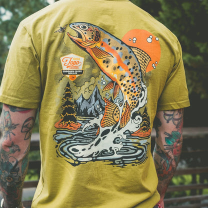 Topo Designs Topo Designs x CCH x Pine Printshop Golden Trout Tee