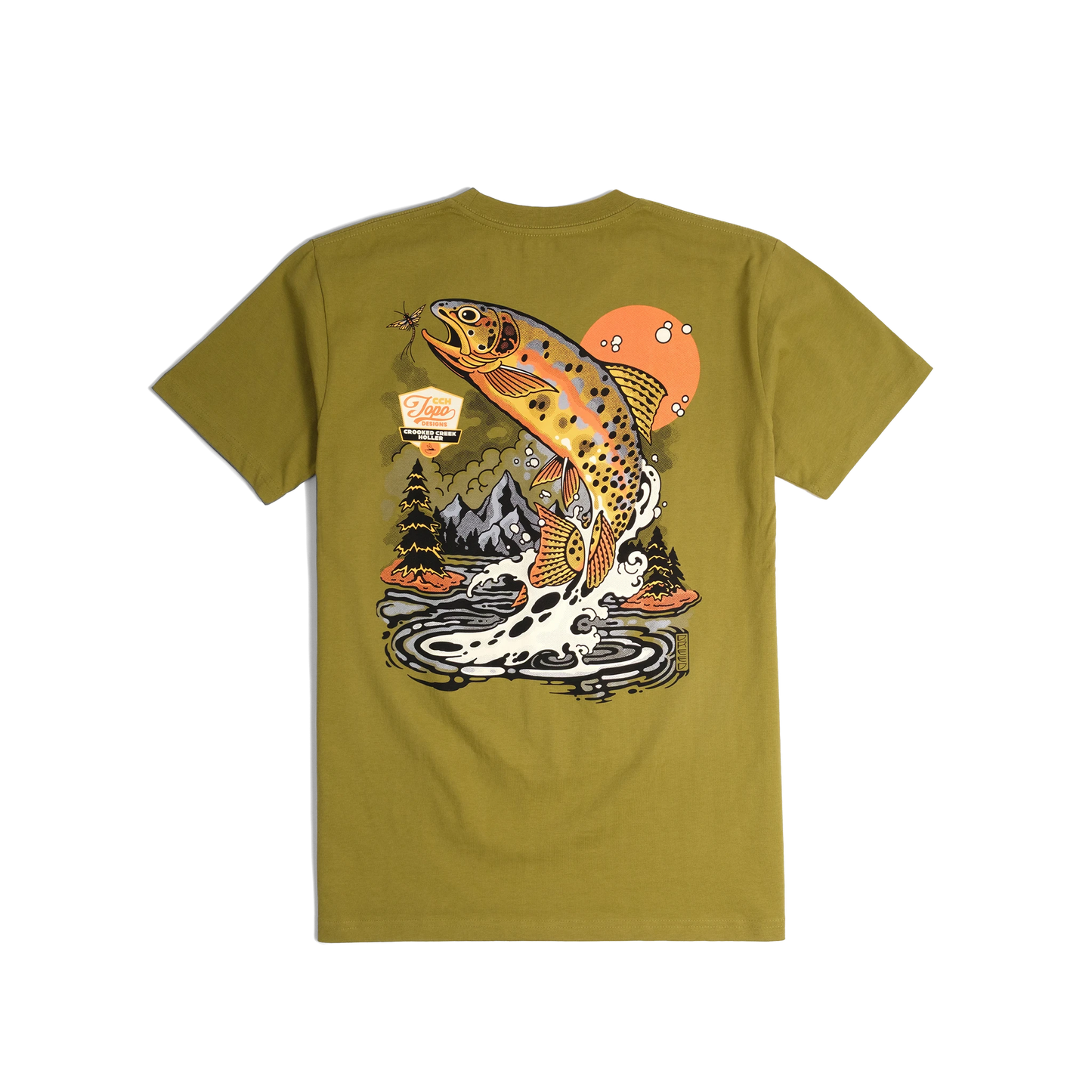 Topo Designs Topo Designs x CCH x Pine Printshop Golden Trout Tee