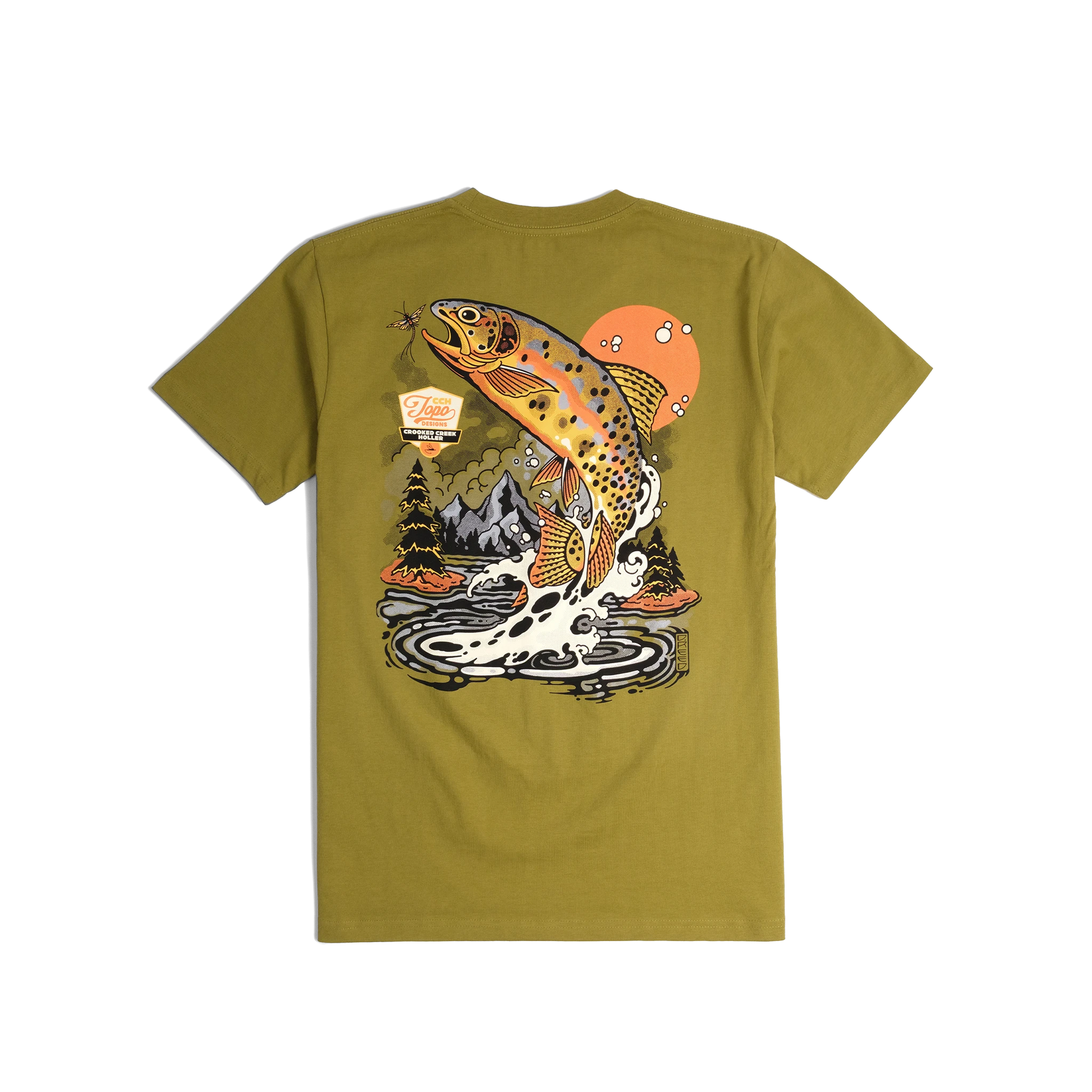 Topo Designs Topo Designs x CCH x Pine Printshop Golden Trout Tee