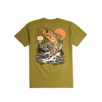 Topo Designs Topo Designs x CCH x Pine Printshop Golden Trout Tee