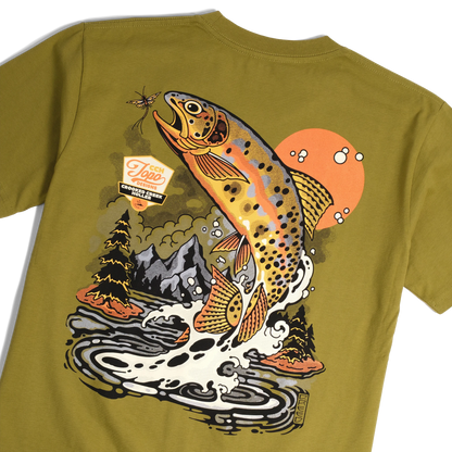 Topo Designs Topo Designs x CCH x Pine Printshop Golden Trout Tee