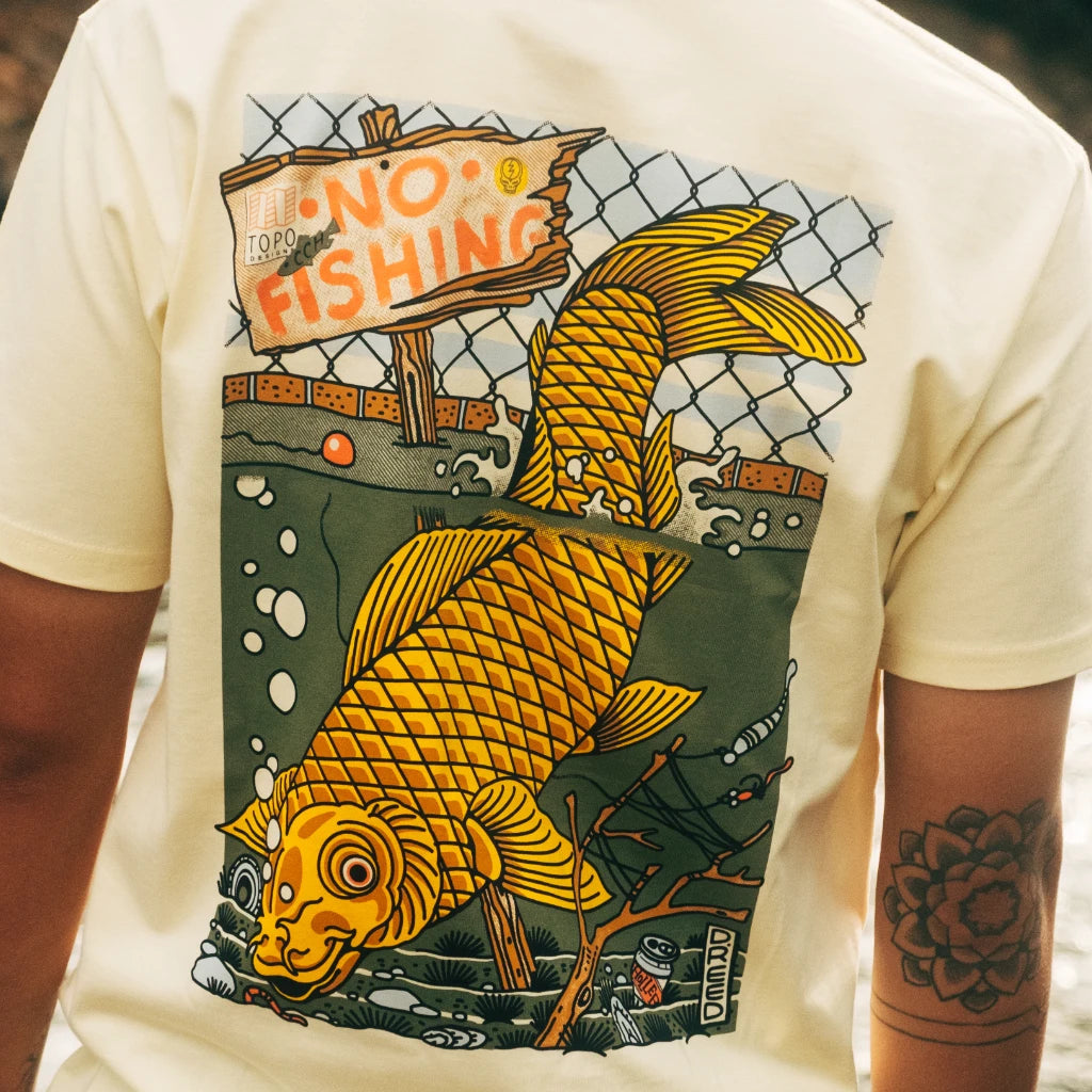 Topo Designs Topo Designs x CCH x Pine Printshop Urban Angler Tee