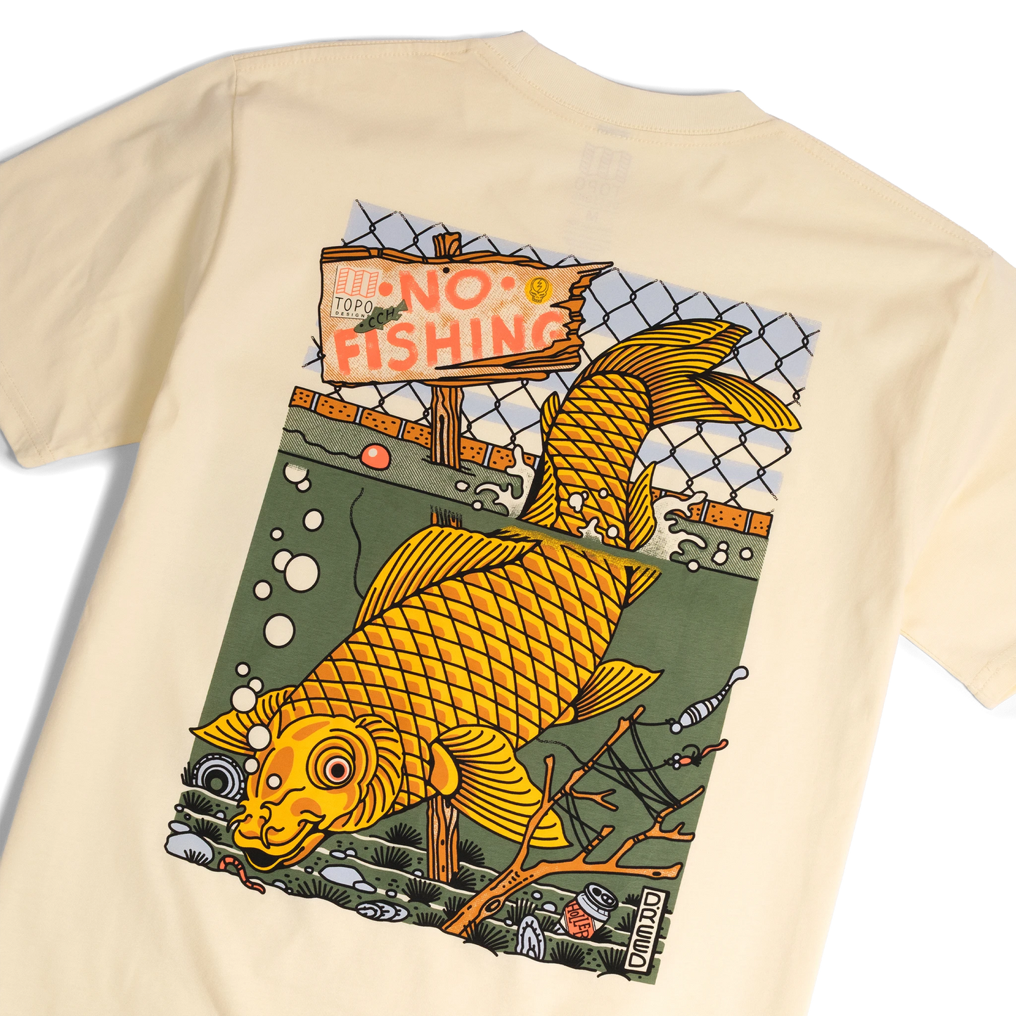 Topo Designs Topo Designs x CCH x Pine Printshop Urban Angler Tee