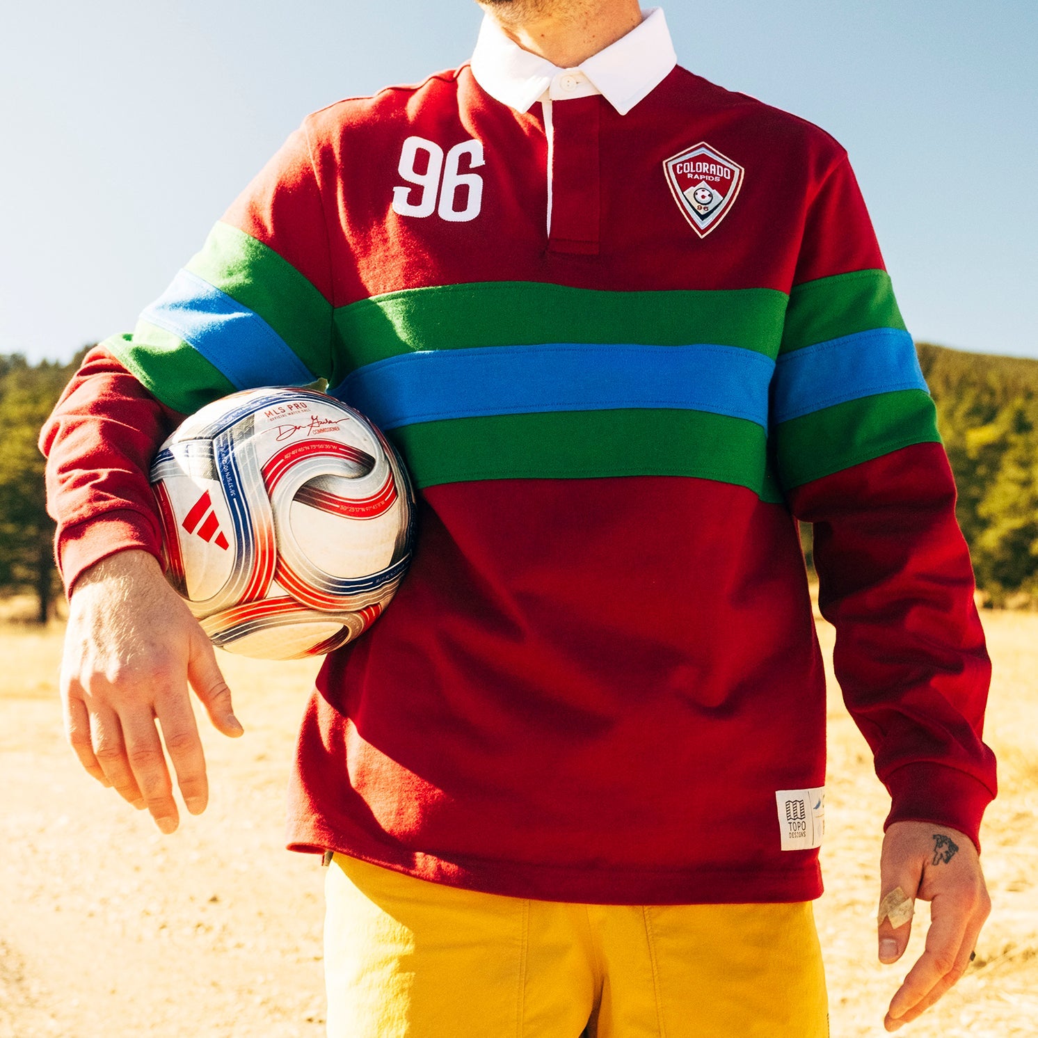 Topo Designs Topo Designs x Colorado Rapids Mountain Rugby Shirt
