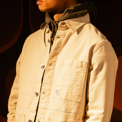 Topo Designs Utility Jacket Undyed   Final Sale