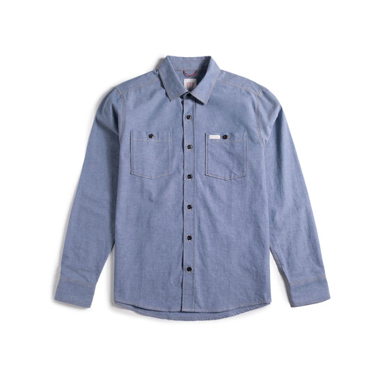 Topo Designs Utility Shirt Chambray  Unisex  Final Sale