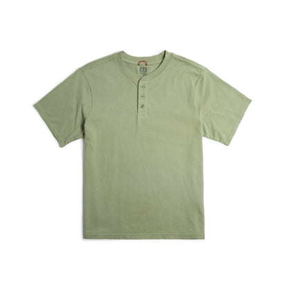 Topo Designs Men's Dirt Henley Short Sleve Shirt  Hiking Shirt