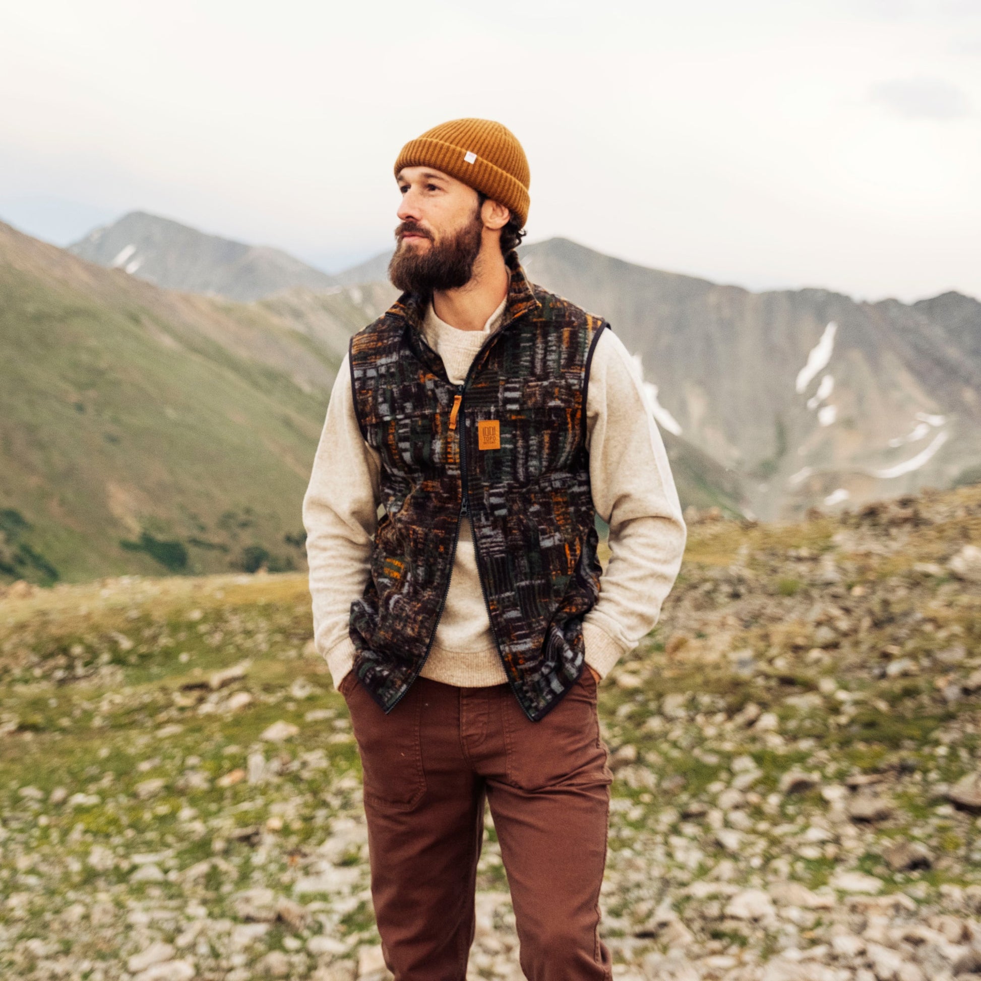 Topo Designs Vista Lightweight Fleece Vest  Fleece Vest