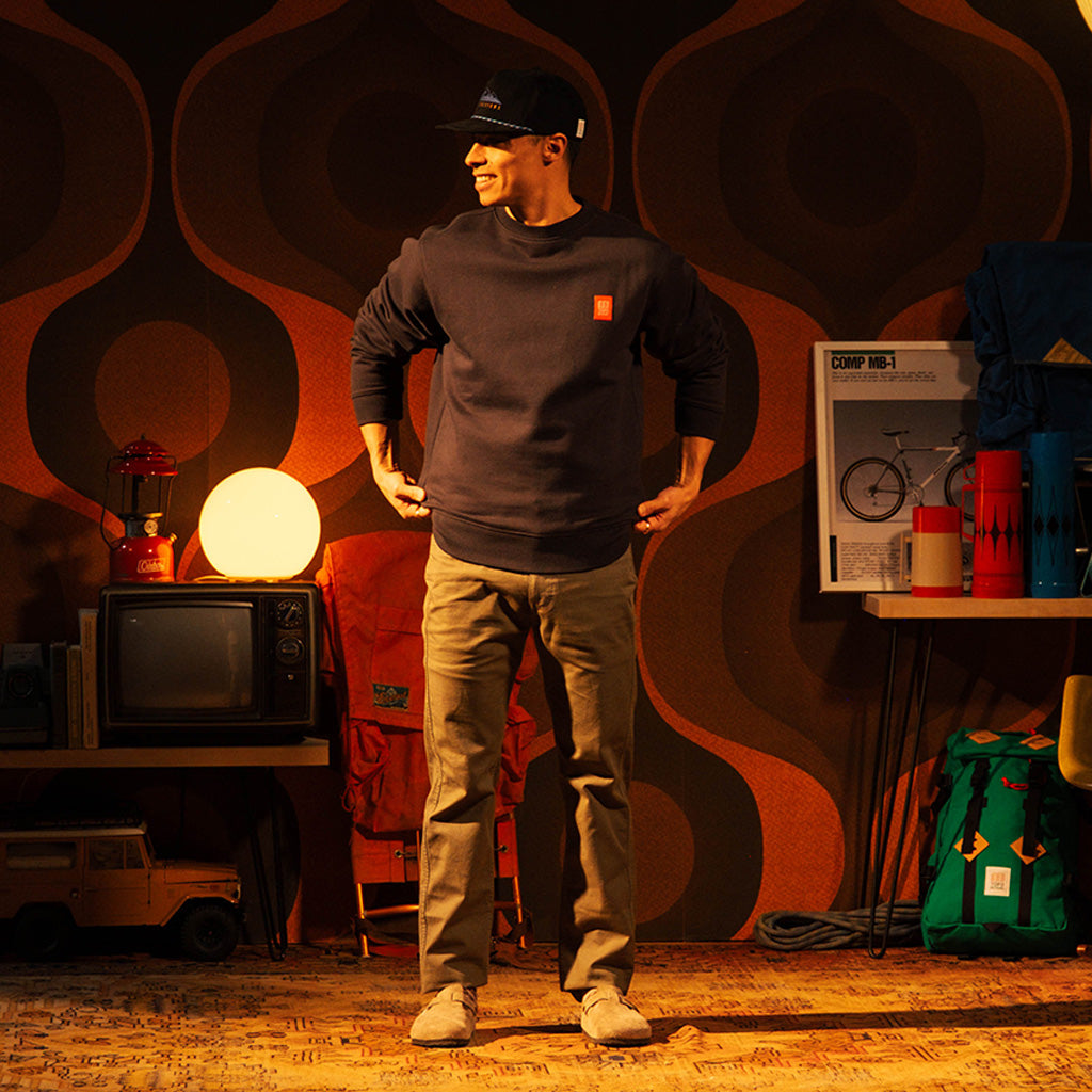Topo Designs Label Sweatshirt  Unisex  Final Sale