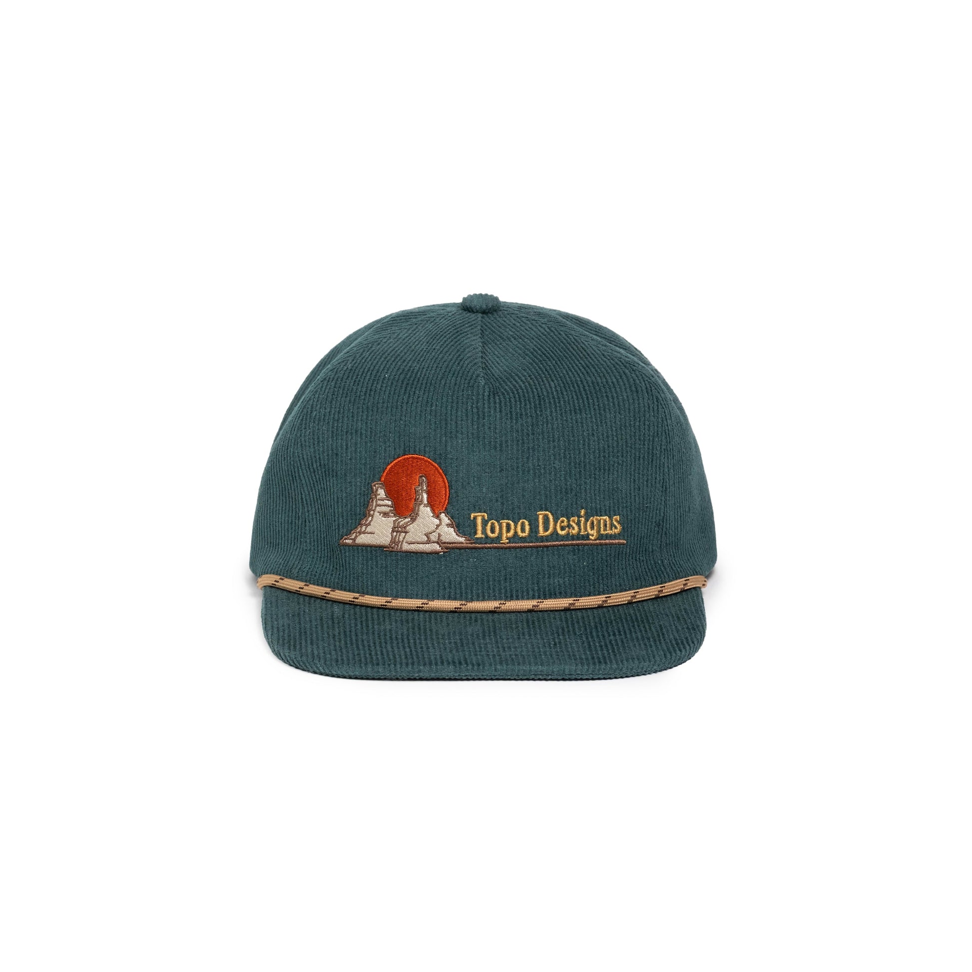Topo Designs Corduroy Trucker Hat Oasis - Adventure-Ready Cap