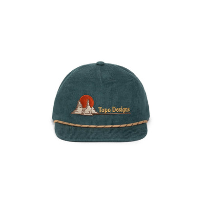 Topo Designs Corduroy Trucker Hat Oasis - Adventure-Ready Cap