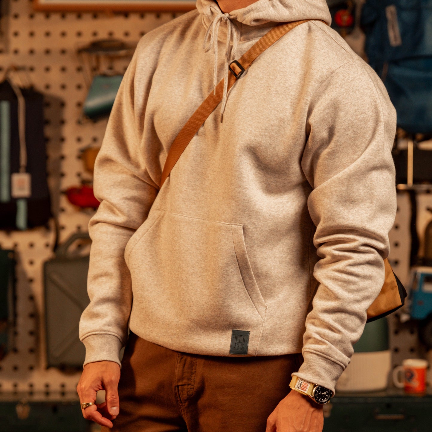 Topo Designs Alpine High Label Hoodie  Organic Cotton & Fleece Hoodie