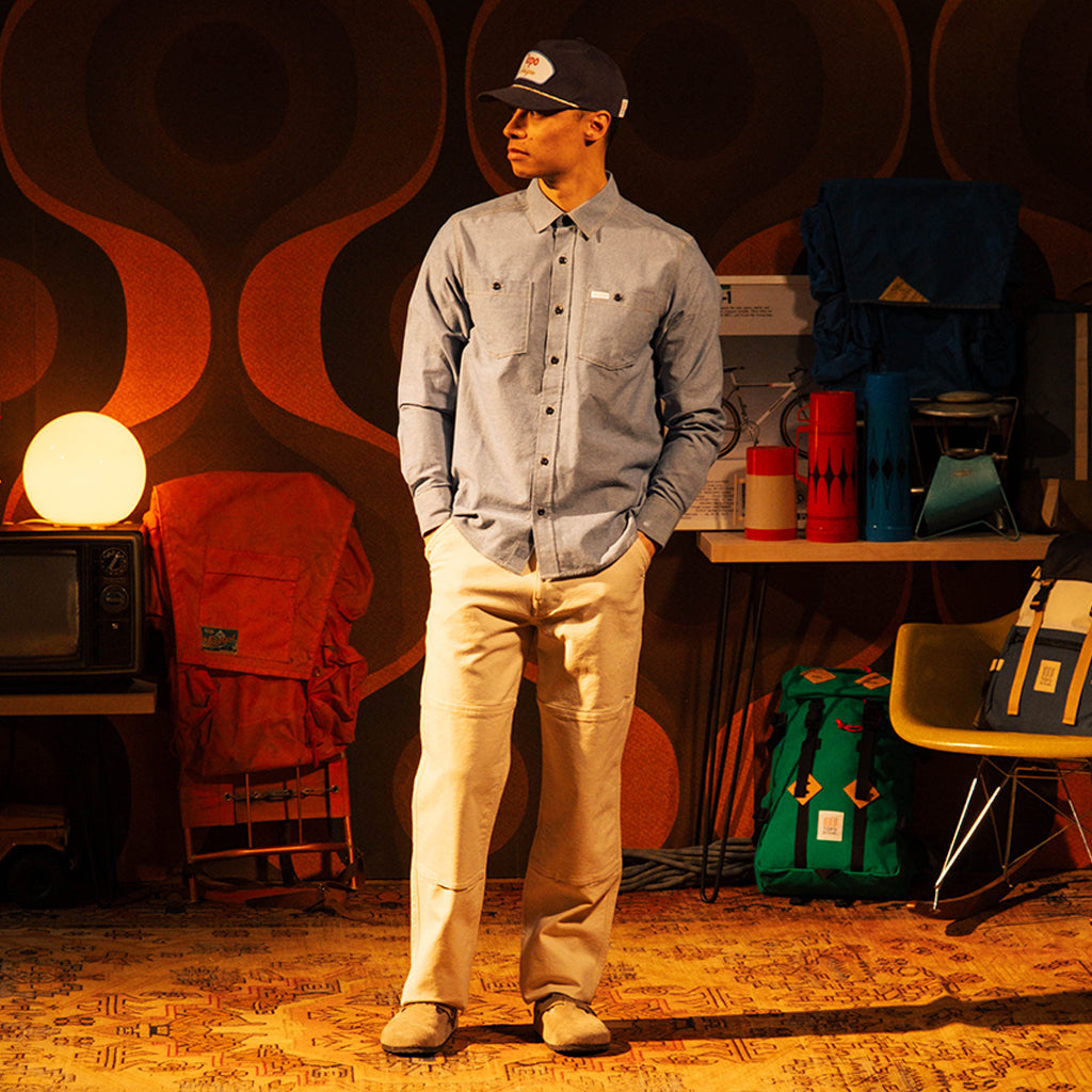 Topo Designs Corduroy Trucker Hat Oasis - Adventure-Ready Cap