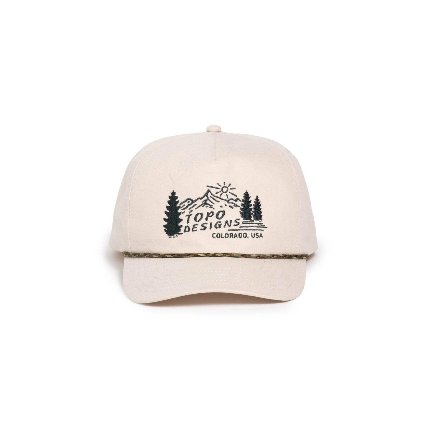 Topo Designs Twill Rope Cap - Mountain Scene - Final Sale